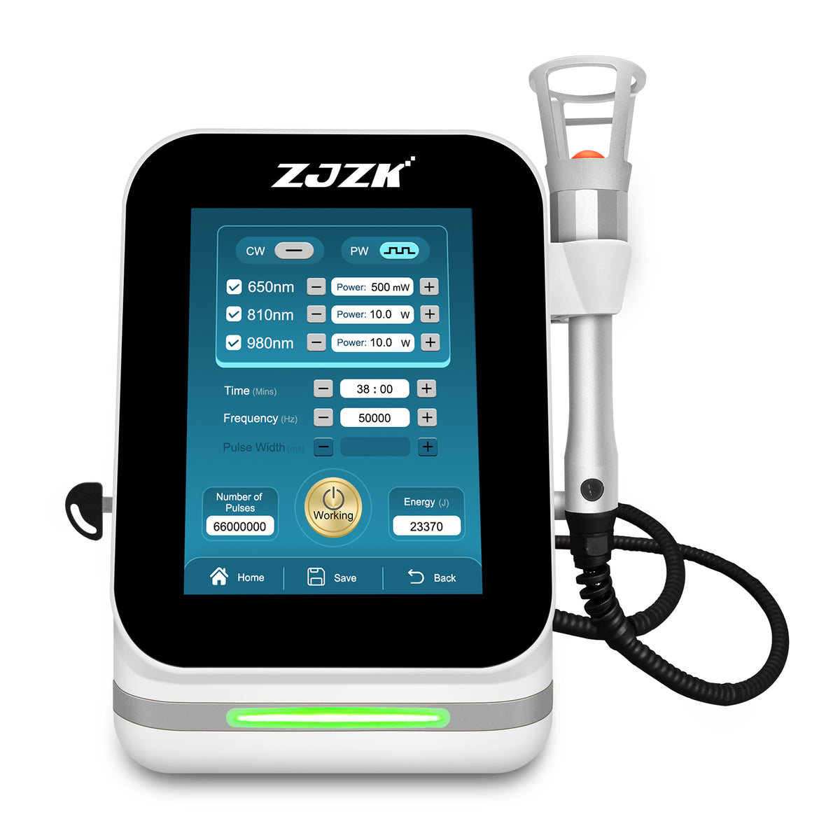 ZJZK 20W Multi-Wavelength Class 4 Laser Therapy System
