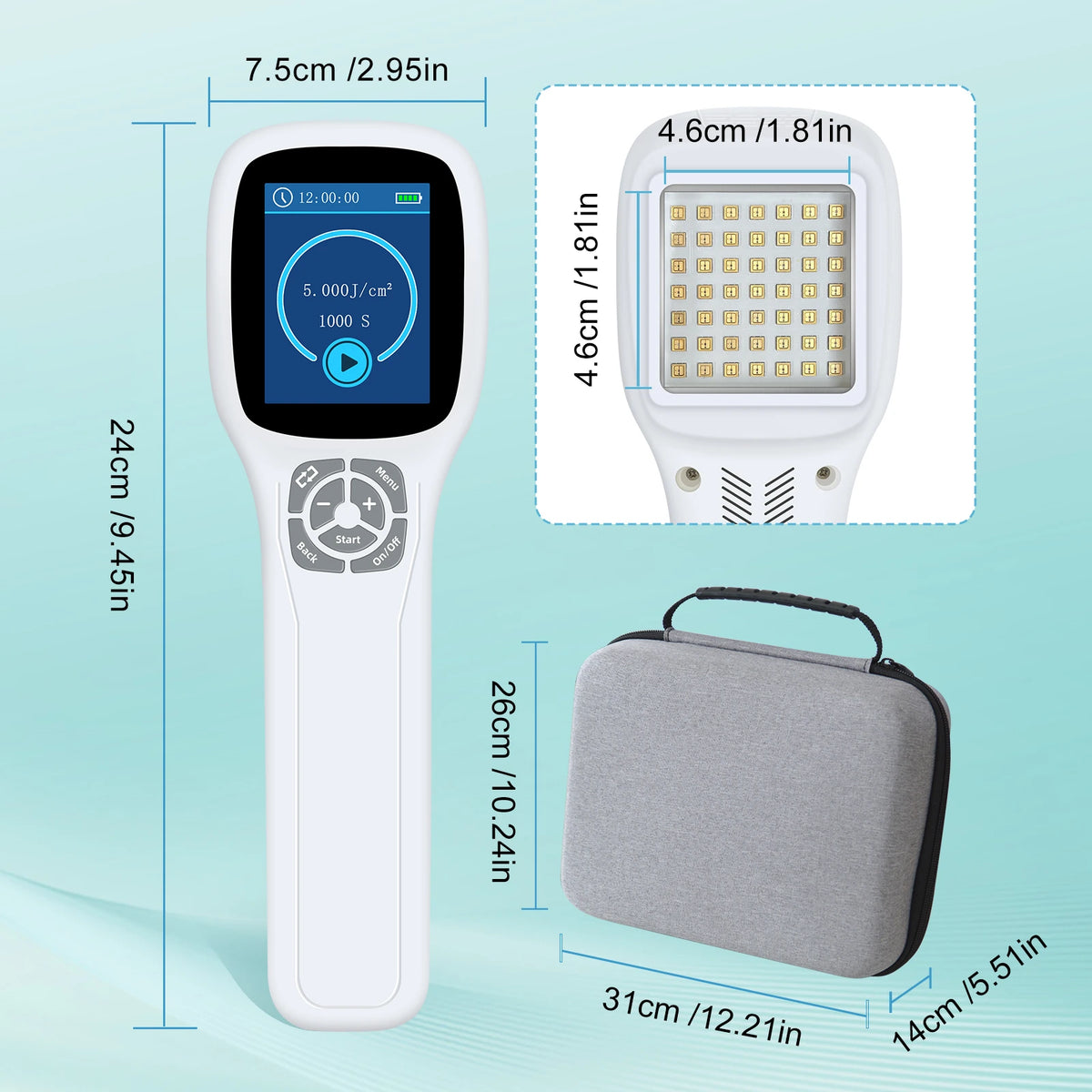 ZJZK 308 nm Excimer-Gerät – Effektive natürliche Lichttherapie für Psoriasis, Vitiligo und Ekzeme zu Hause