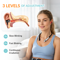 650nm Ear Nasal Laser Irradiator | Neck‑Worn Red Light Therapy Device