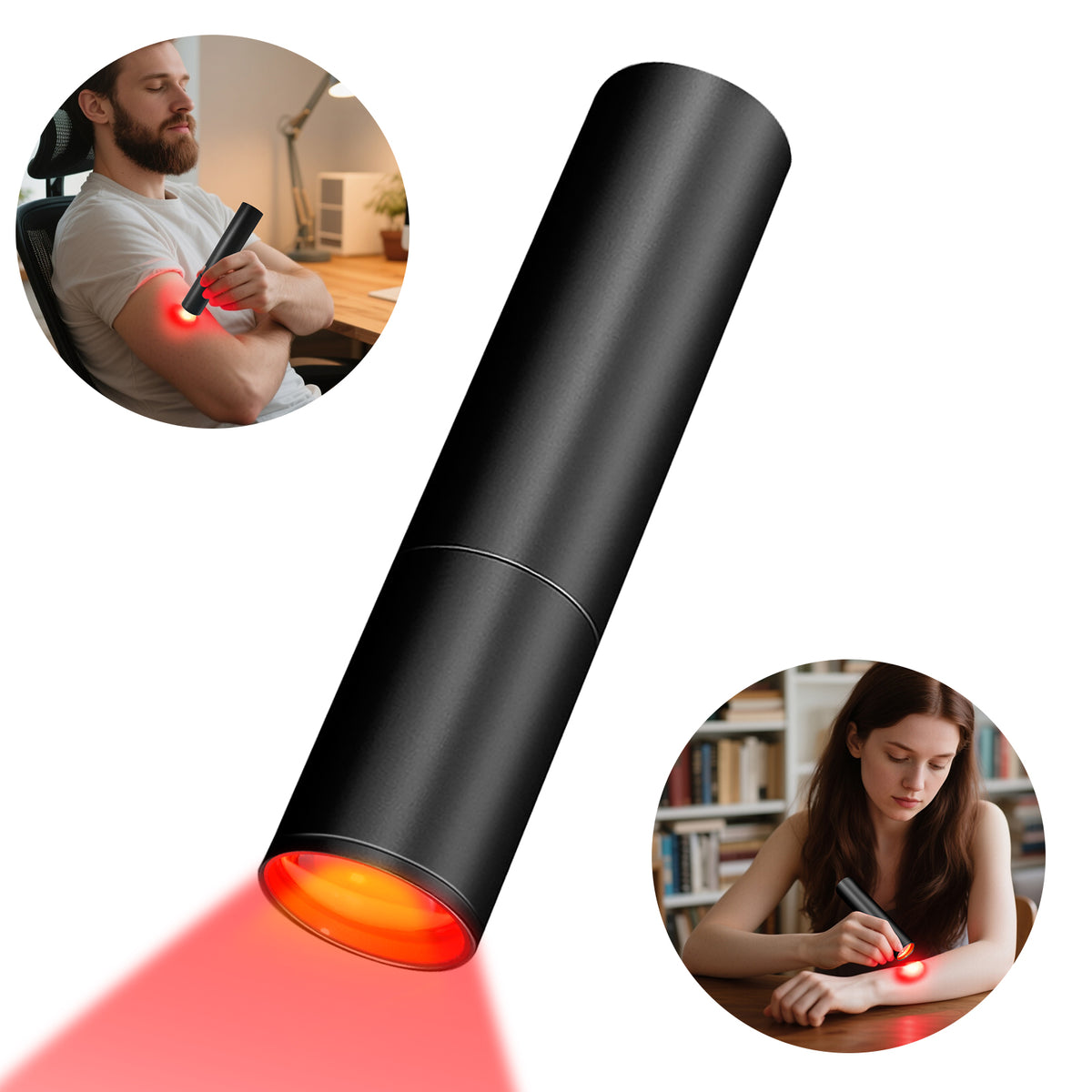 Red Light Therapy Device 660nm for Joint Pain Relief Improving Blood Circulation