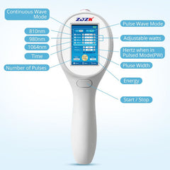 15W High-Power Class 4 Laser Therapy Device 810nm 980nm 1064nm for Humans & Animals