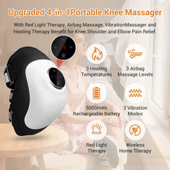 Knee and Joint Pain Physiotherapy Massarger with Vibration Heat Air Compression